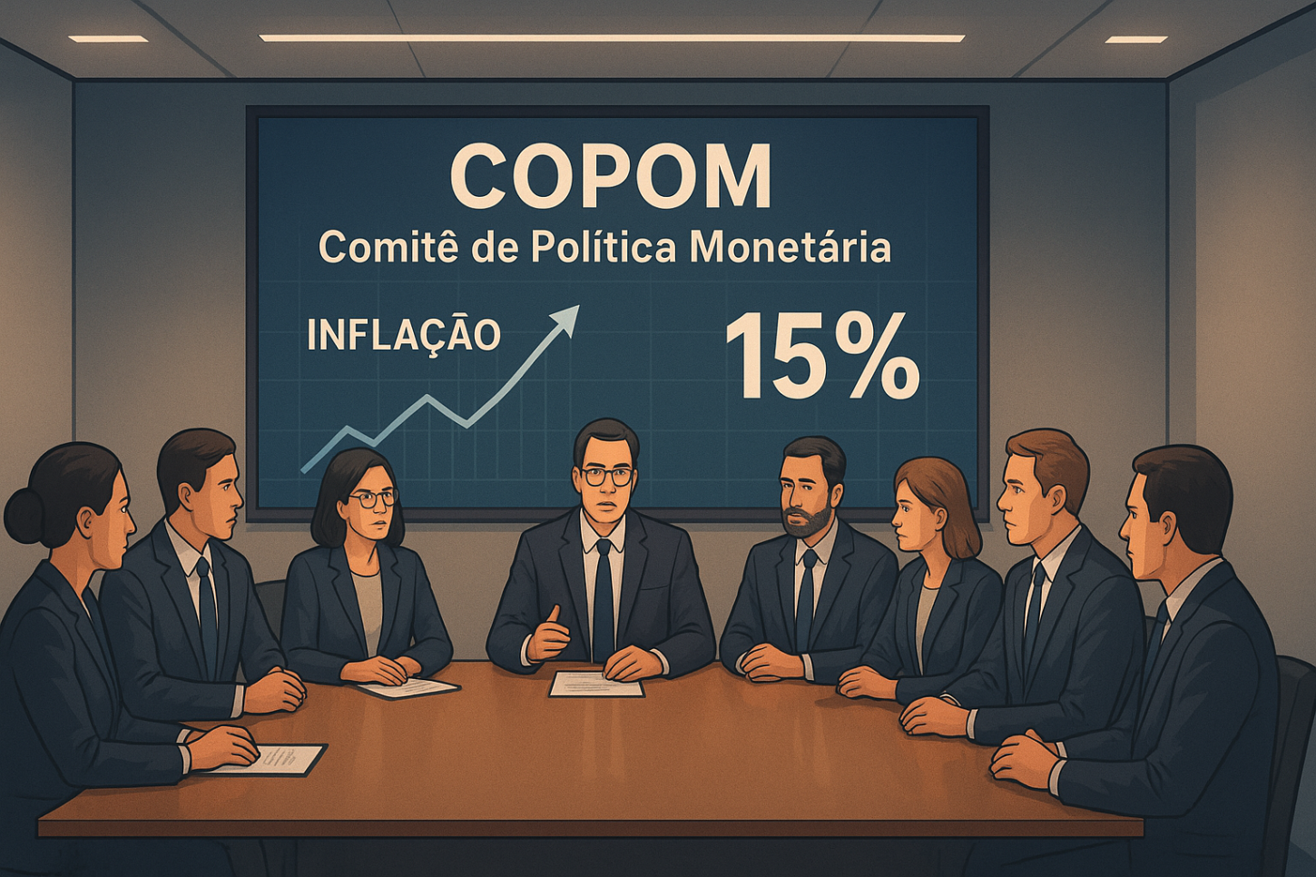 COPOM mantém juros em 15% para conter pressão inflacionária!
