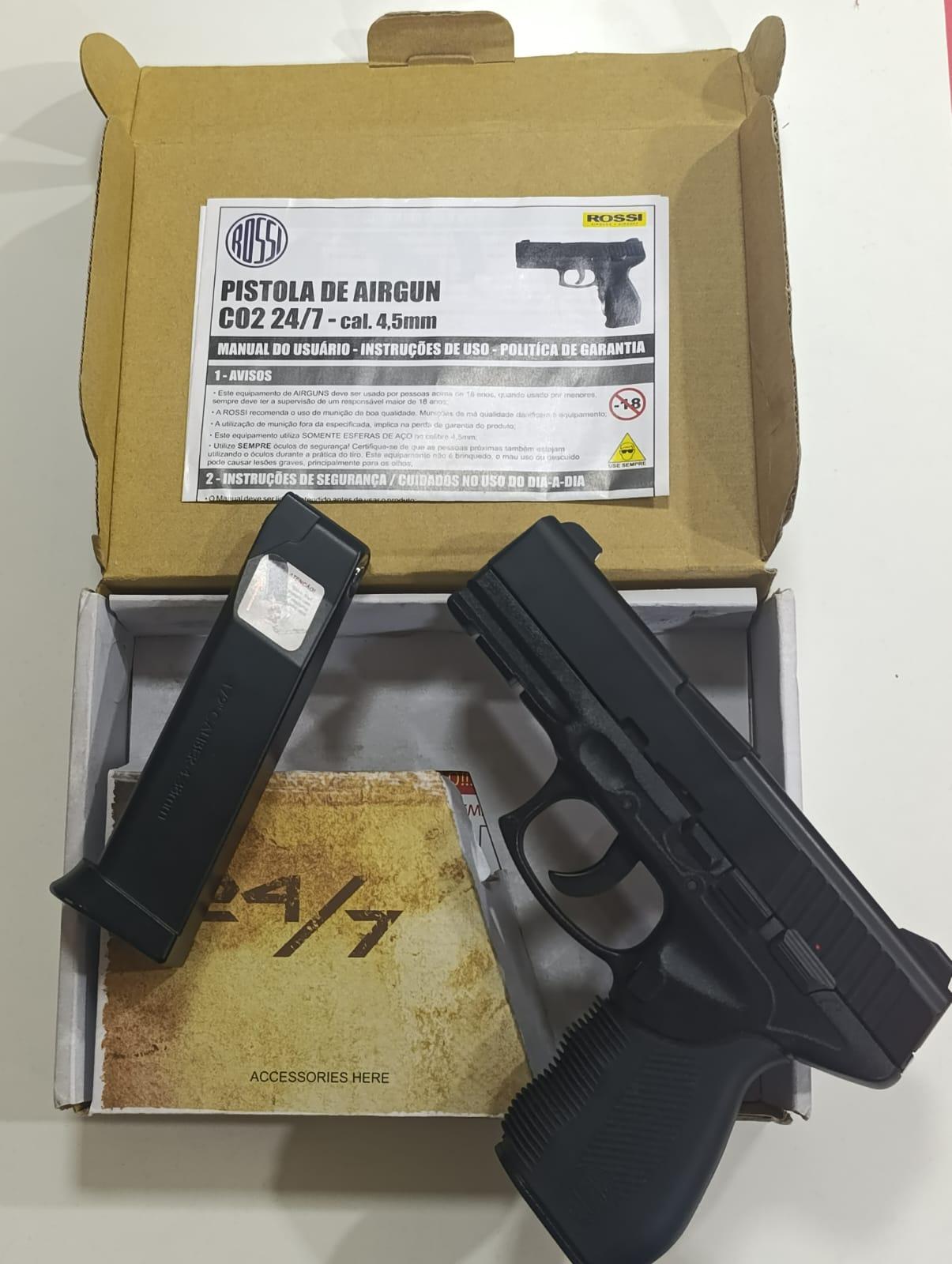 Pistola Kwc 24/7 Co2 4,5Mm – Realismo E Potência