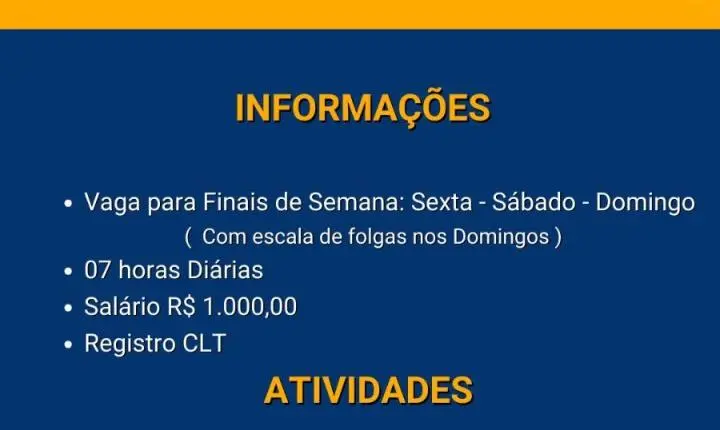 🚨 VAGA DE EMPREGO: ATENDENTE | SANGÃO/SC